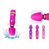 12 Modes Insertable Powerful Wand Massager G spot Nipple Stimulating Vibrator